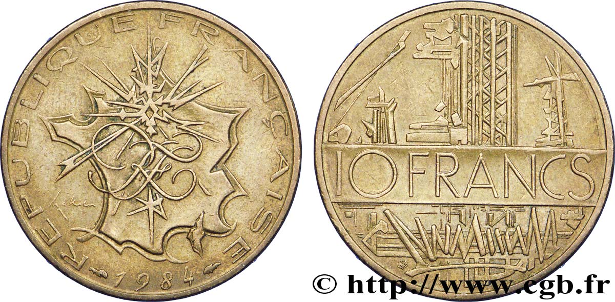10 francs Mathieu, tranche B 1984 Pessac F.365/12 BB 