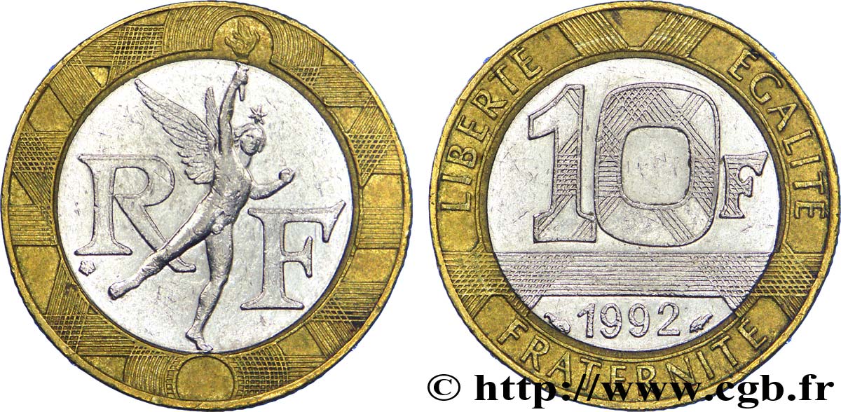 10 francs Génie de la Bastille 1992 Pessac F.375/8 SS 