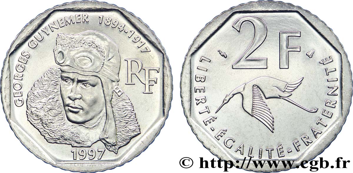 2 francs Georges Guynemer 1997  F.275/2 SC 
