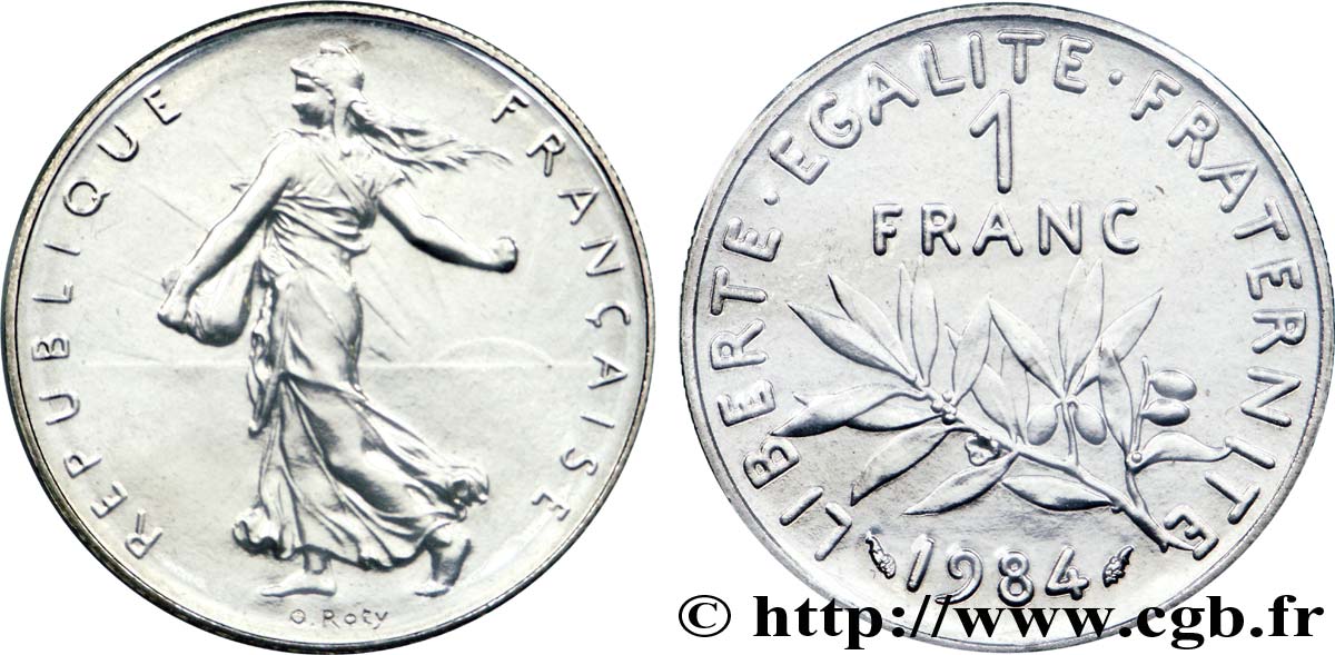 1 franc Semeuse, nickel 1984 Pessac F.226/29 FDC 