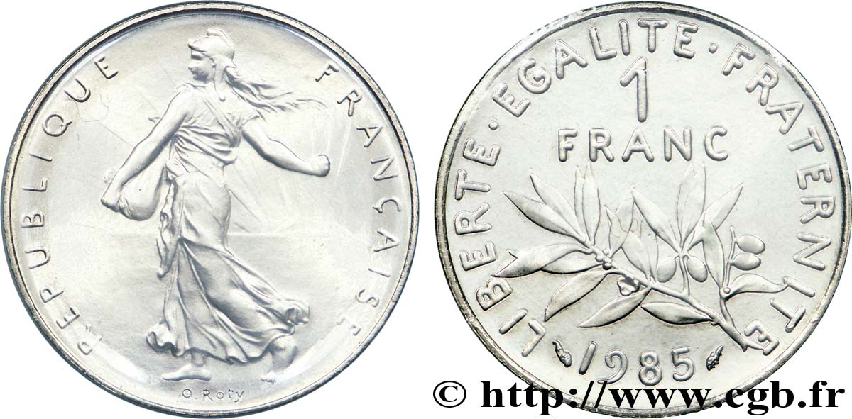 1 franc Semeuse, nickel 1985 Pessac F.226/30 ST 