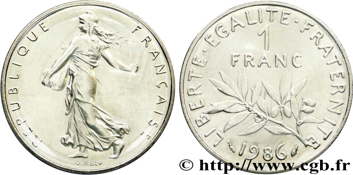 1 franc Semeuse, nickel 1986 Pessac F.226/31 MS 