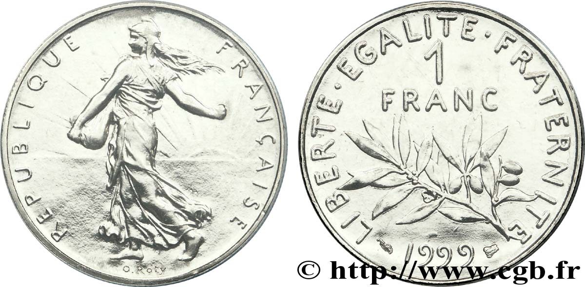 1 franc Semeuse, nickel, BU (Brillant Universel)  1999 Pessac F.226/47 MS 
