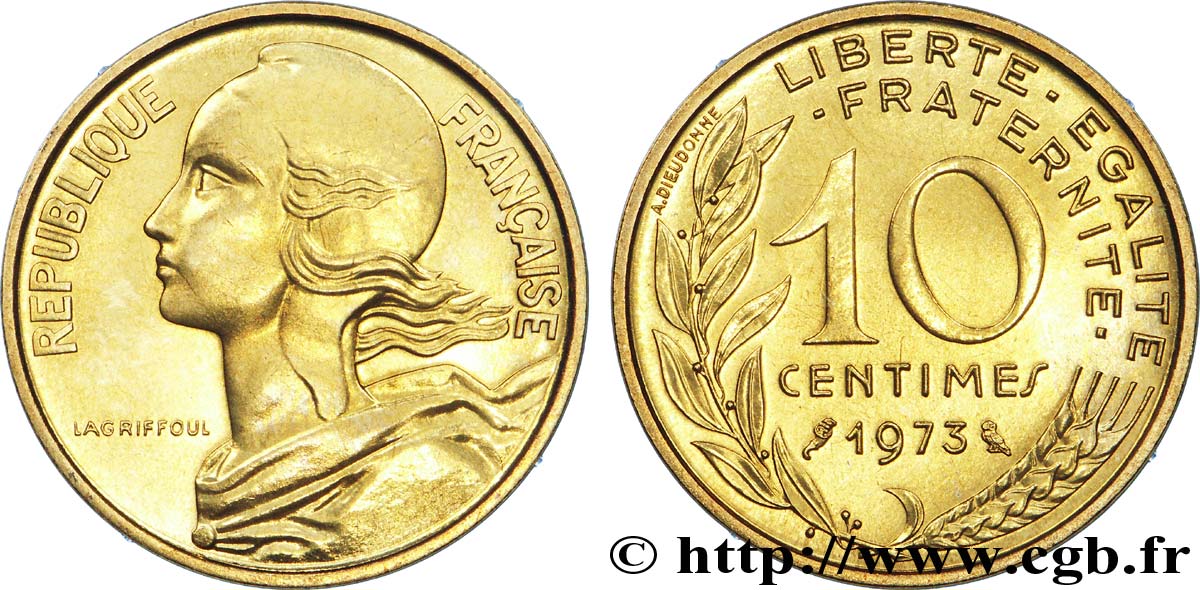 10 centimes Marianne 1973 Pessac F.144/13 ST 