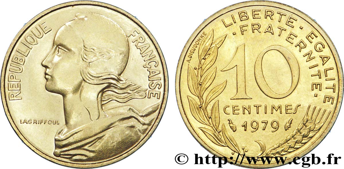 10 centimes Marianne 1979 Pessac F.144/19 fST 