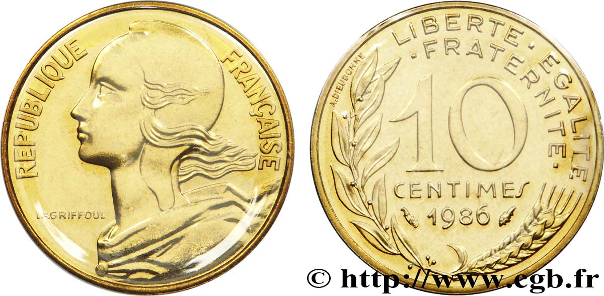 10 centimes Marianne 1986 Pessac F.144/26 FDC 