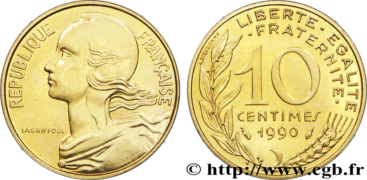 10 centimes Marianne 1990 Pessac F.144/30 ST 
