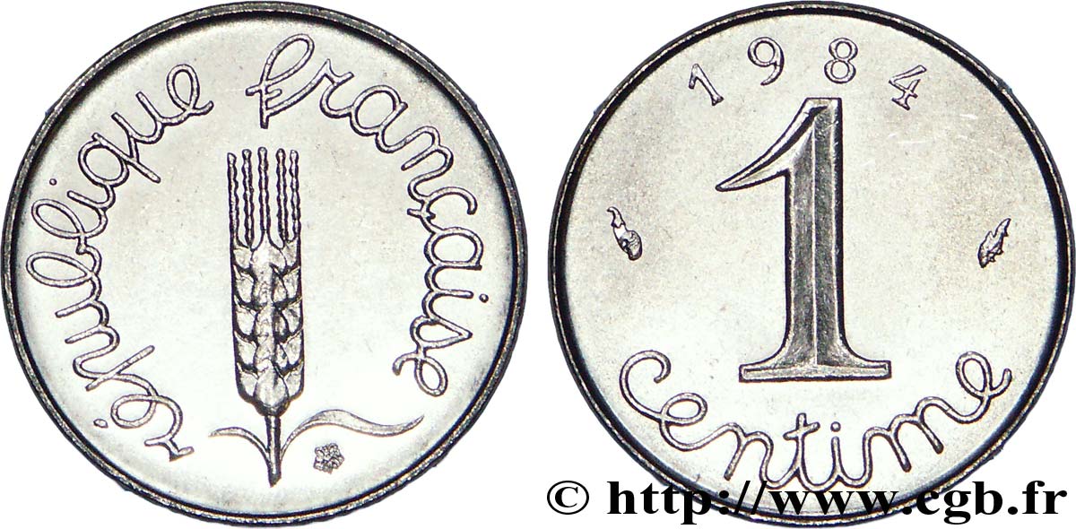 1 centime Épi 1984 Pessac F.106/41 SUP 