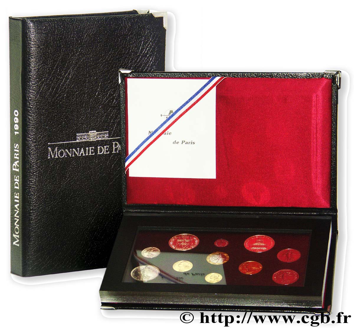 Boîte Fleur de Coins 1990  F.5000 50 FDC 