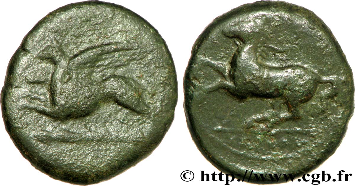 SICILIA - ALASEA (KAINON) Hemilitron, (MB, Æ23) BC