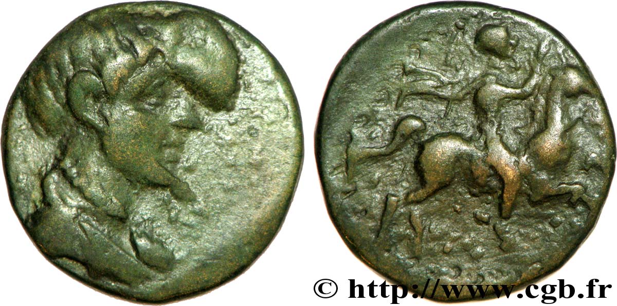 THRACE - THRACIAN KINGDOM - SKOSTOKES Unité de bronze, (PB, Æ 19) VF
