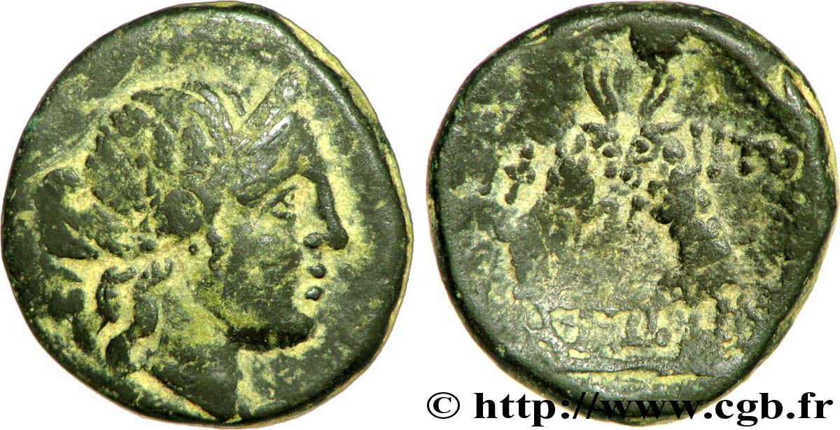MACEDONIA - PROVINCIA ROMANA Unité de bronze, (MB, Æ 22) BB/q.BB