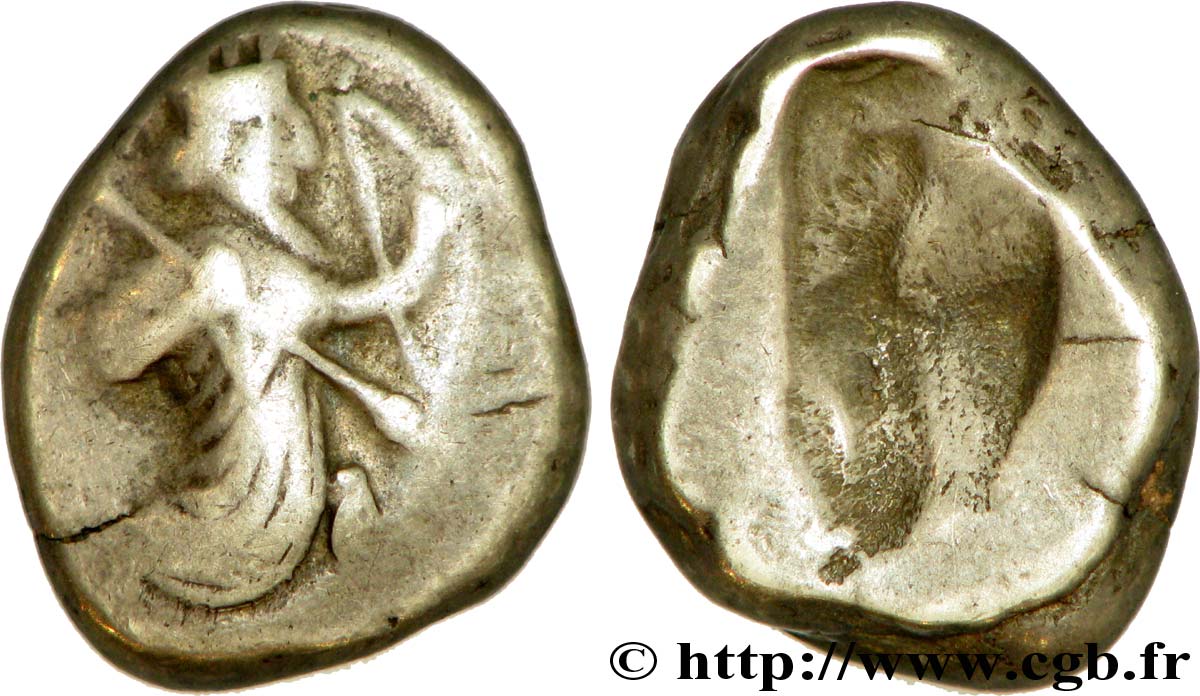 PERSIA - ACHAEMENID KINGDOM - ARTAXERXES III OCHUS Sicle d argent VF