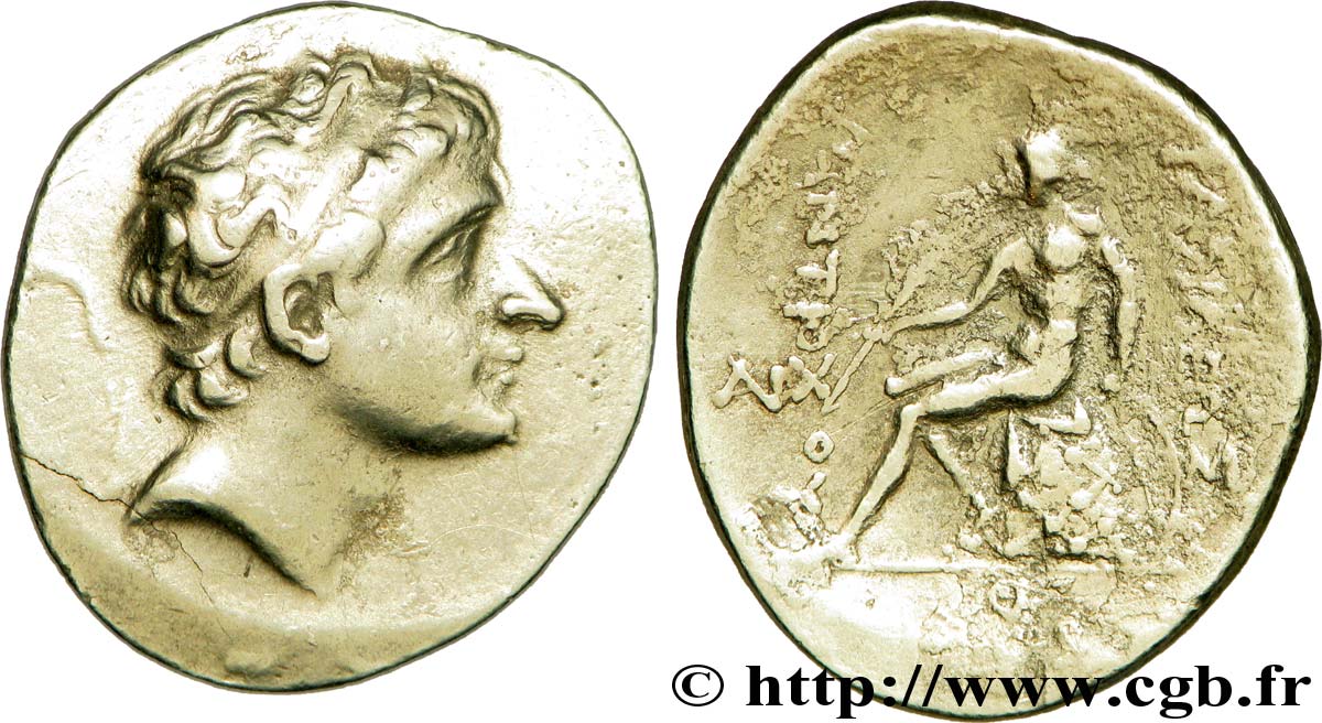 SYRIA - SELEUKID KINGDOM - ANTIOCHUS III THE GREAT Tétradrachme XF/VF