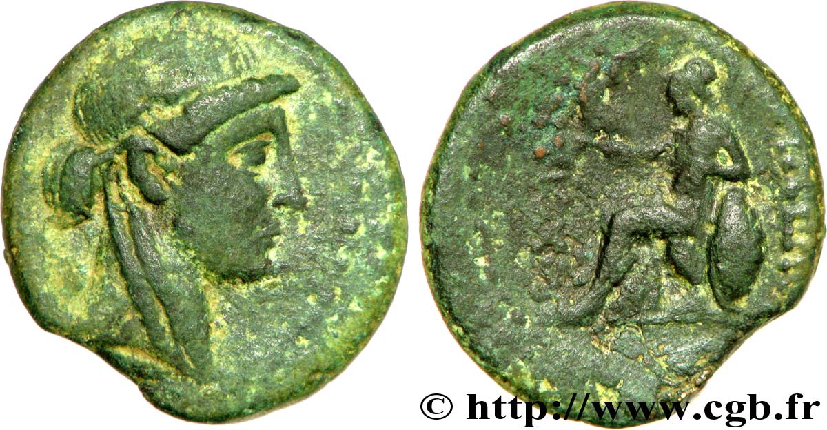 SYRIA - SELEUKID KINGDOM - ANTIOCHUS III THE GREAT Double unité ou dichalque, (MB, Æ 23) XF/VF