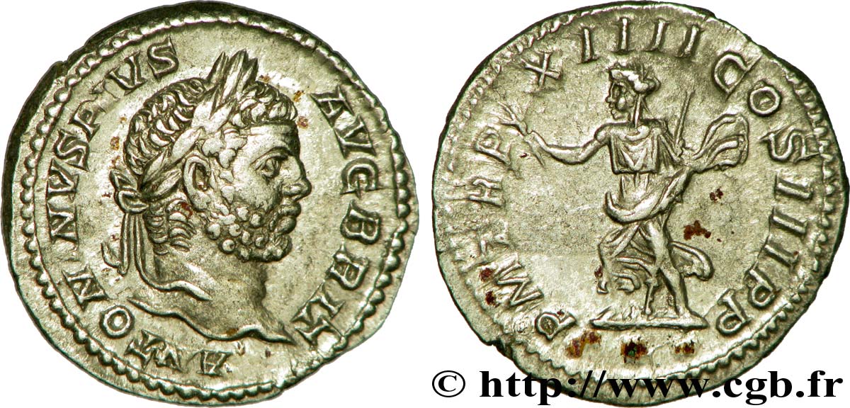 CARACALLA Denier MS/AU