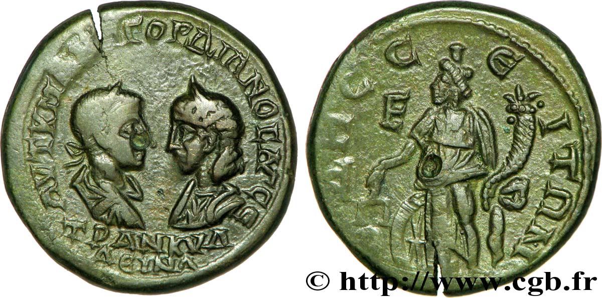 GORDIANO III e TRANQUILLINA Pentassaria AU