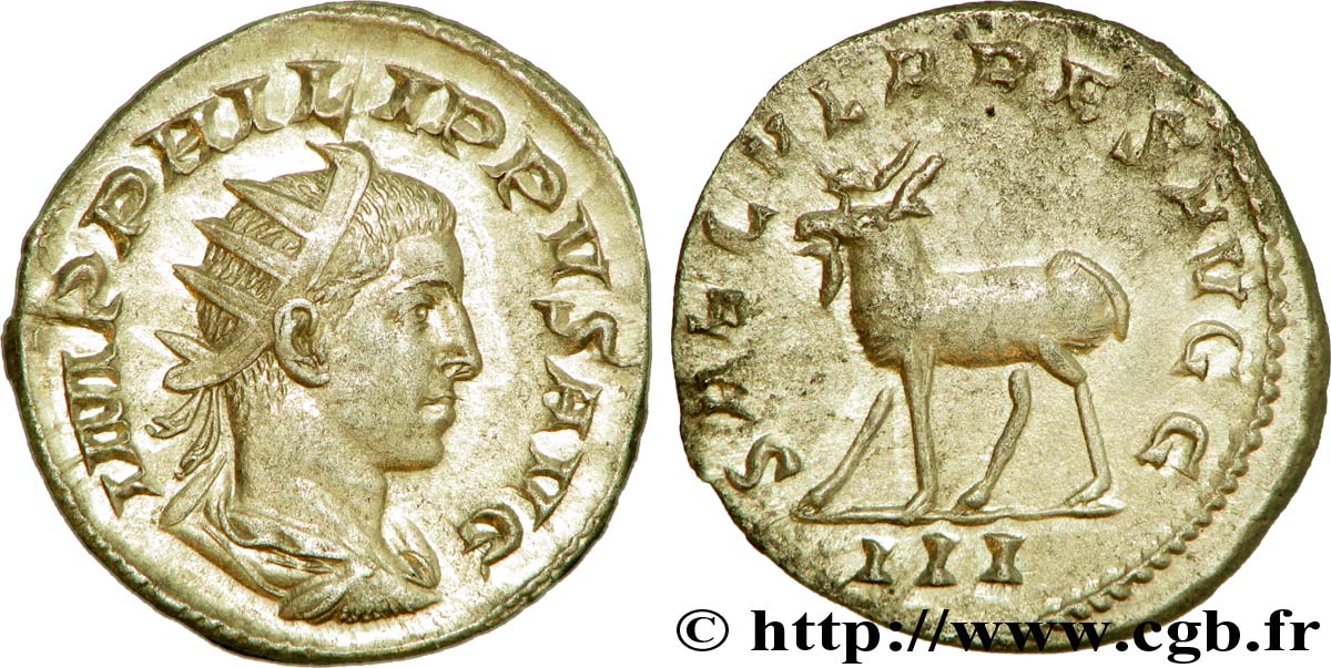 FILIPPO II FIGLIO Antoninien MS/MS