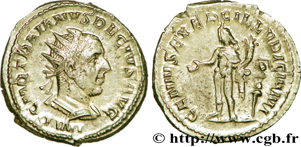 TRAIANUS DECIUS Antoninien fST