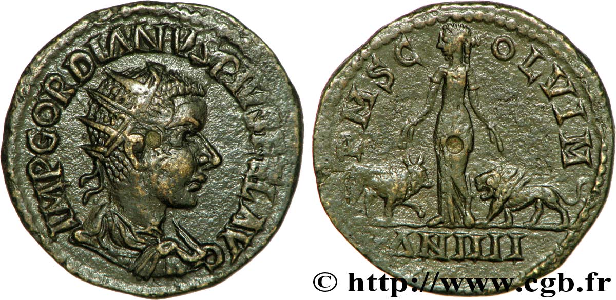 GORDIANO III Dupondius SPL