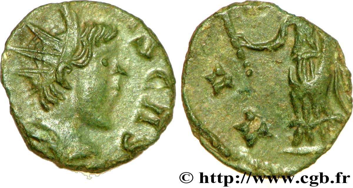 TÉTRICUS II Antoninien, minimi (imitation) SUP