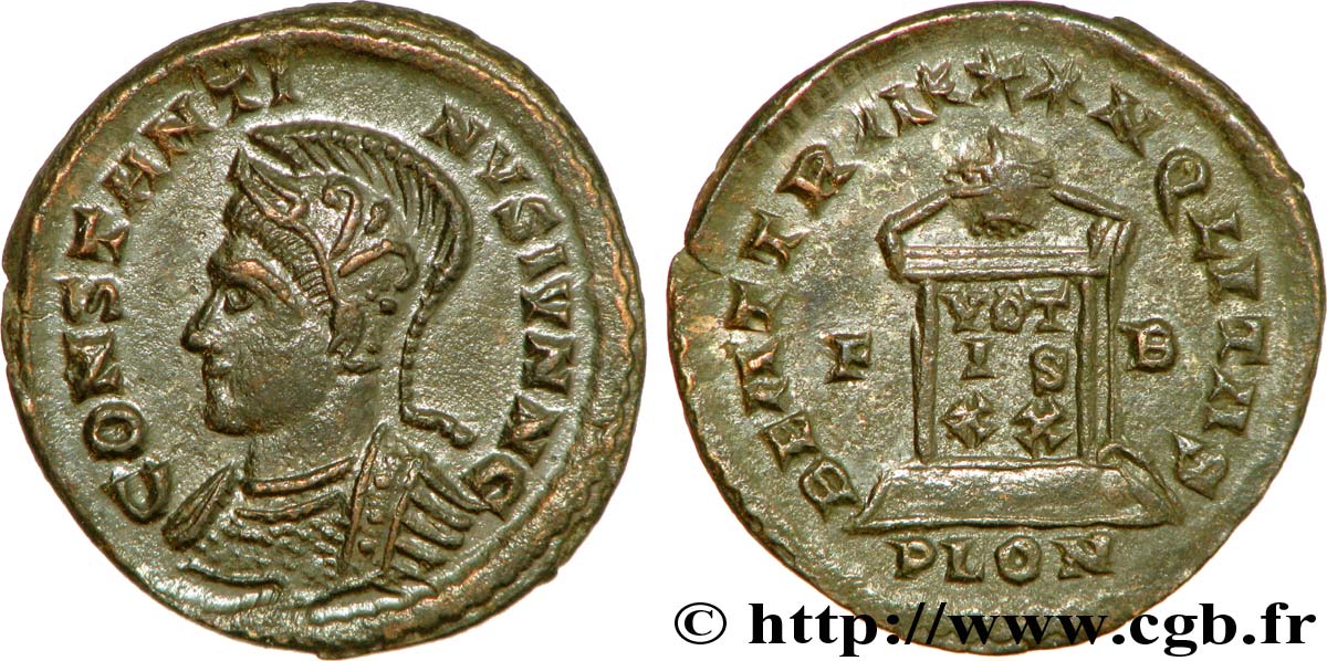 CONSTANTIN II Centenionalis ou nummus FDC