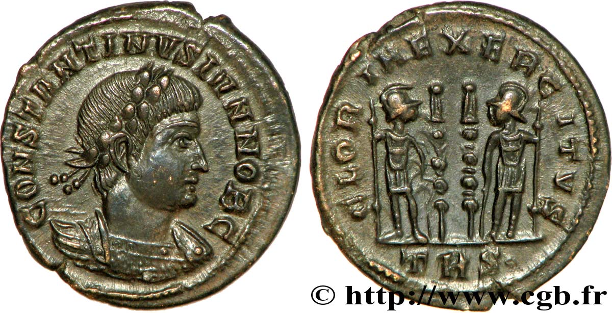 CONSTANTINO II Centenionalis ou nummus FDC