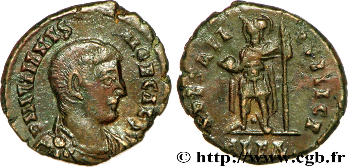 IULIANUS II Maiorina réduite, (PBQ, Æ 4) fVZ
