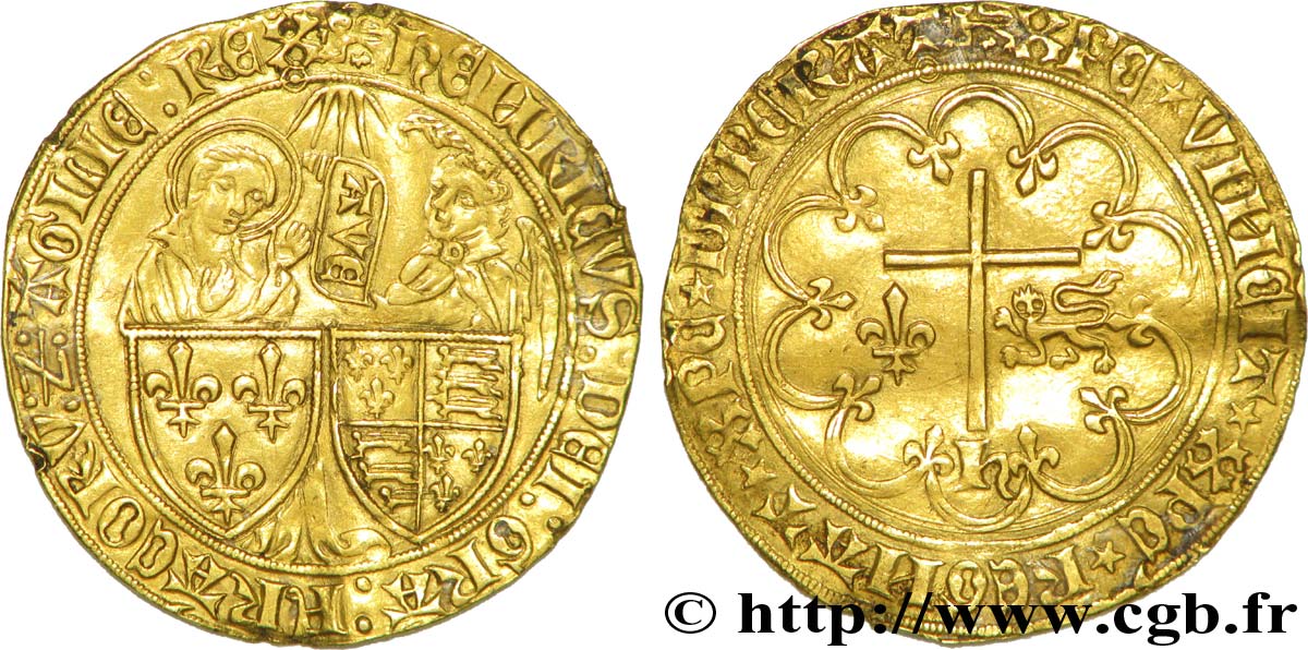 HENRY VI OF LANCASTER Salut d or n.d. Rouen BB