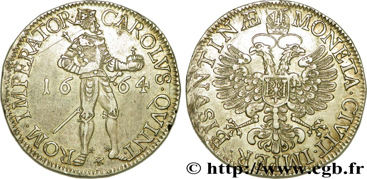TOWN OF BESANCON - COINAGE STRUCK AT THE NAME OF CHARLES V Daldre SS/fVZ