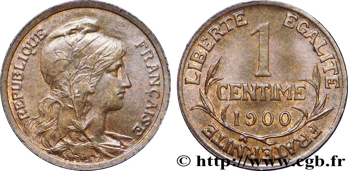 1 centime Daniel-Dupuis 1900  F.105/4 SUP 