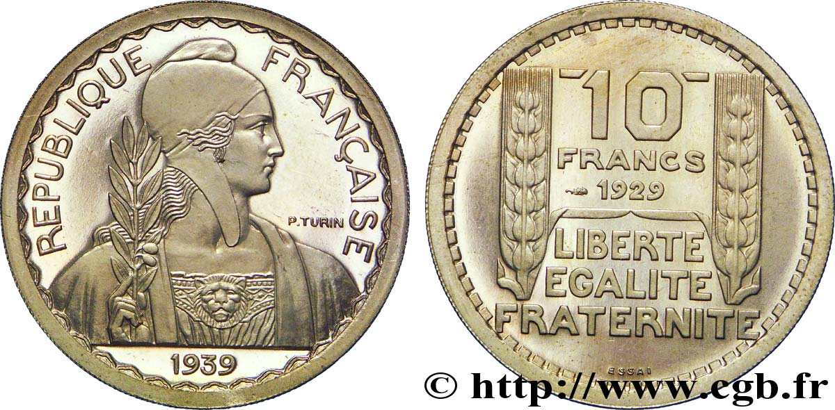 Préparation de la 20 francs Pétain, grand module, listel large, 31 mm, 12 g - Essai n.d. Paris Maz.2606 e MS 