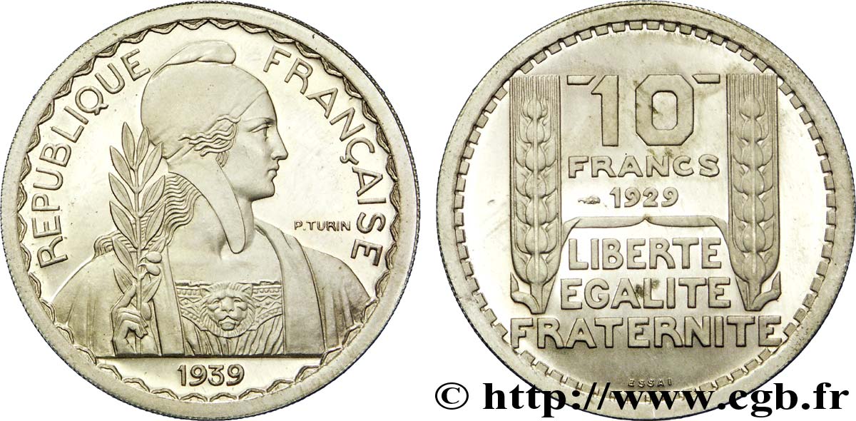 Préparation de la 20 francs Pétain, grand module, listel large, 31 mm, 11 g - Essai n.d. Paris Maz.2606 b FDC 