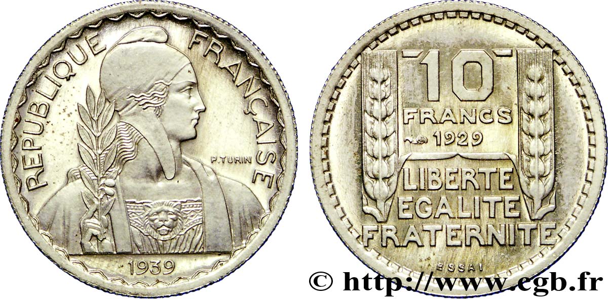 Préparation de la 5 francs Pétain, très petit module, 20 mm, 4 g - Essai n.d. Paris Maz.2606 e MS 