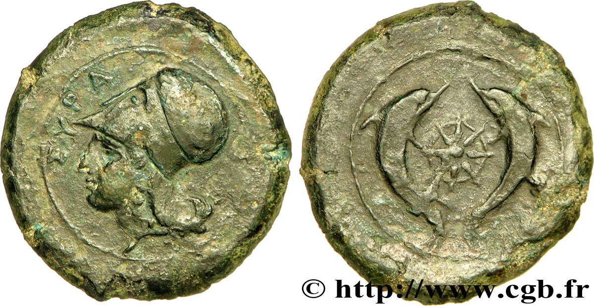 SICILY - SYRACUSE Litra de bronze, (GB, Æ 29) AU