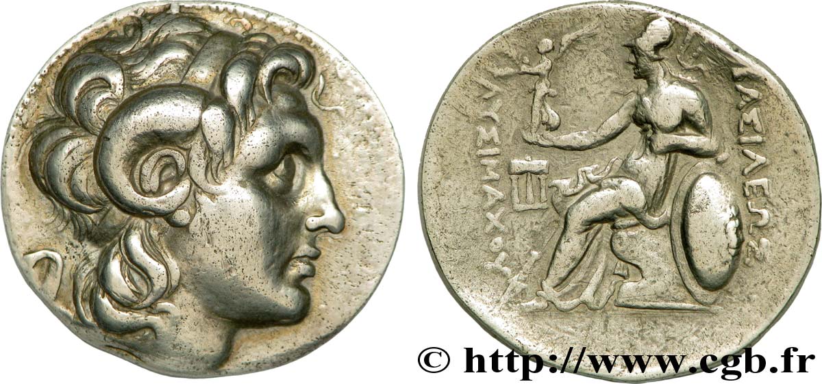 THRACE - THRACIAN KINGDOM - LYSIMACHOS Tétradrachme AU/XF