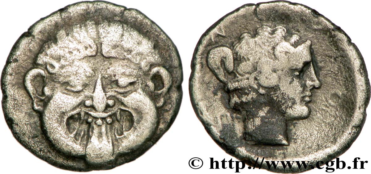 MACEDONIA - NEAPOLIS Hemidrachme XF