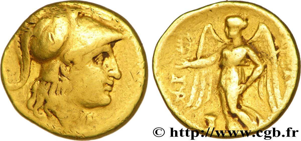 MACEDONIA - KINGDOM OF MACEDONIA - PHILIP III ARRHIDAEUS Statère d or VF