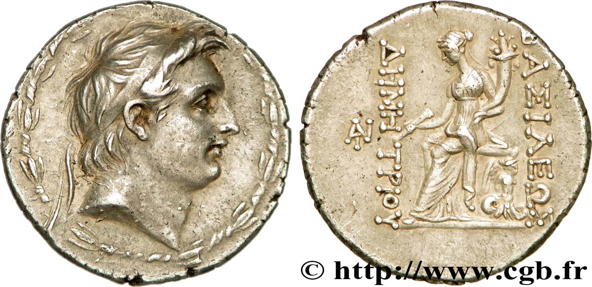 SYRIA - SELEUKID KINGDOM - DEMETRIUS I SOTER Tétradrachme AU