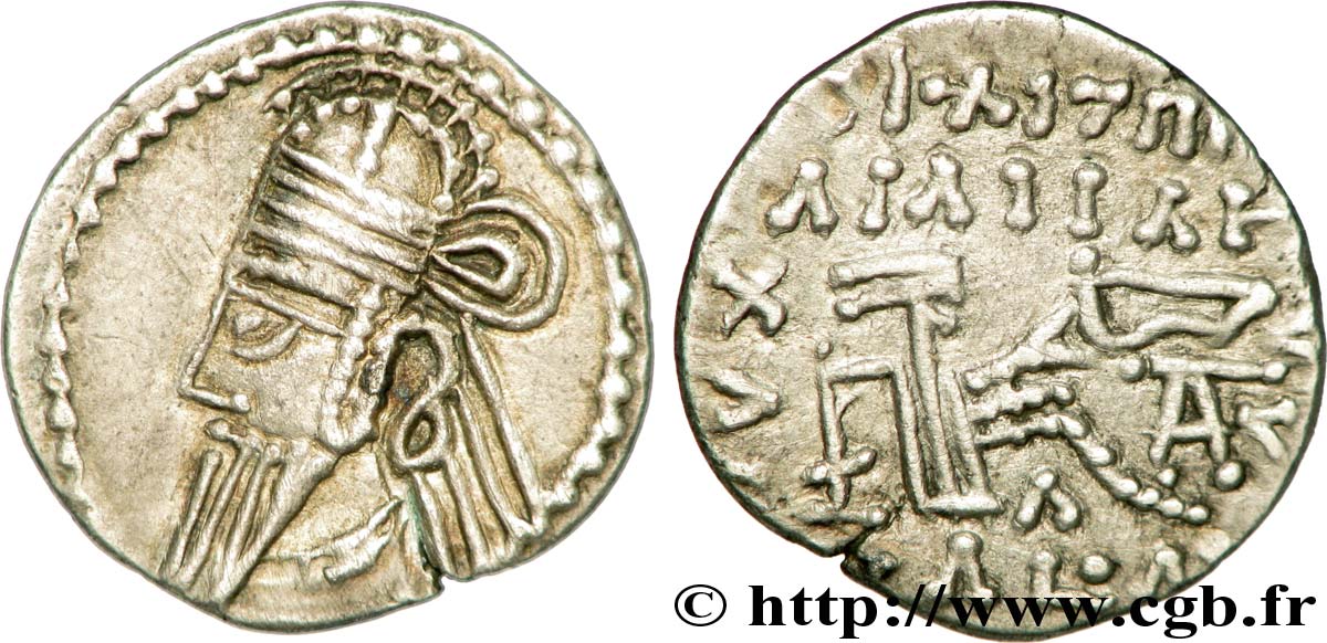 PARTHIEN - KÖNIGREICH DER PARTHER - OSROES II Drachme VZ