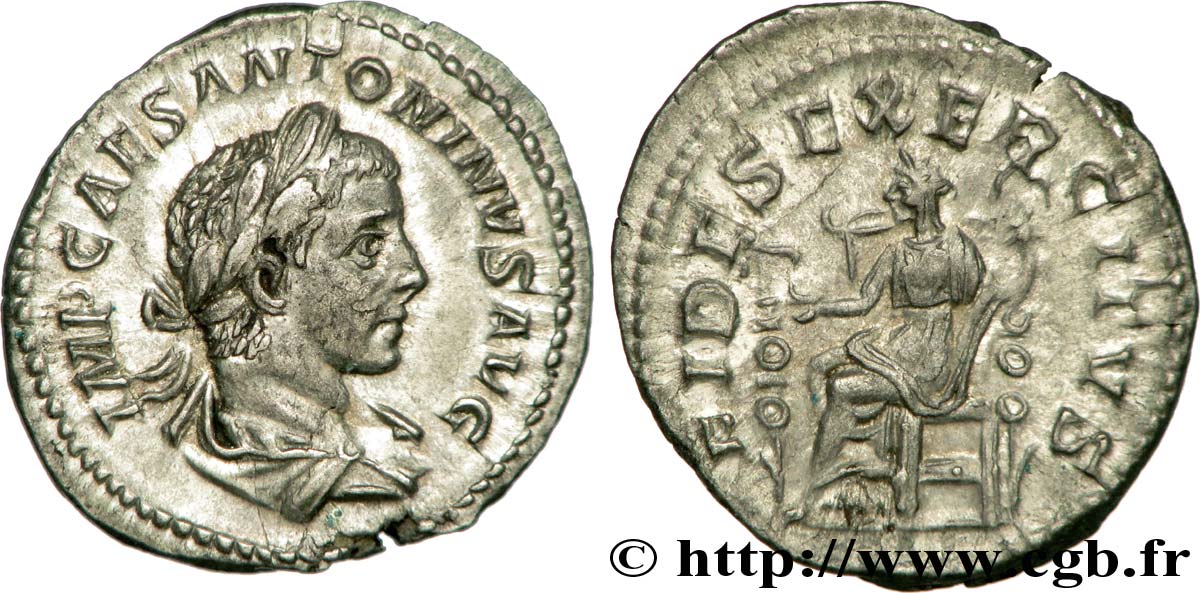 ELAGABALUS Denier MS