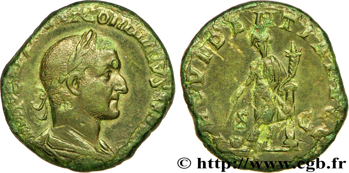 GORDIANO I AFRICANUS Sesterce, (GB, Æ 28) MBC