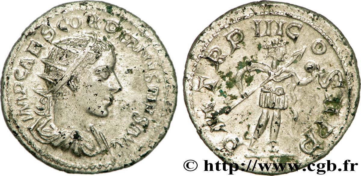 GORDIANO III Antoninien hybride AU