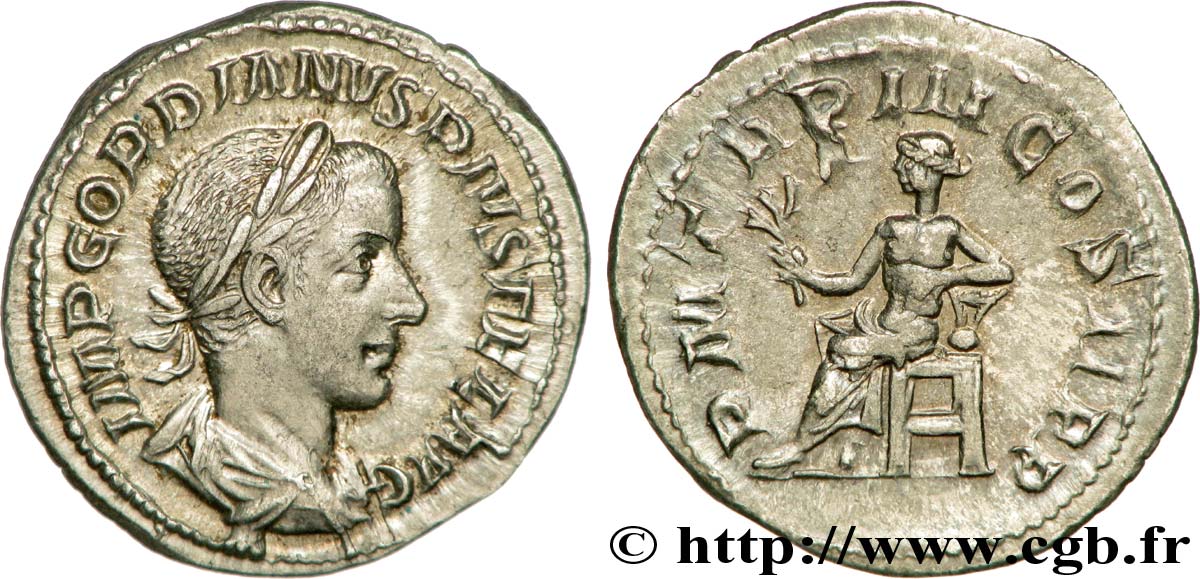 GORDIANUS III Denier fST/VZ