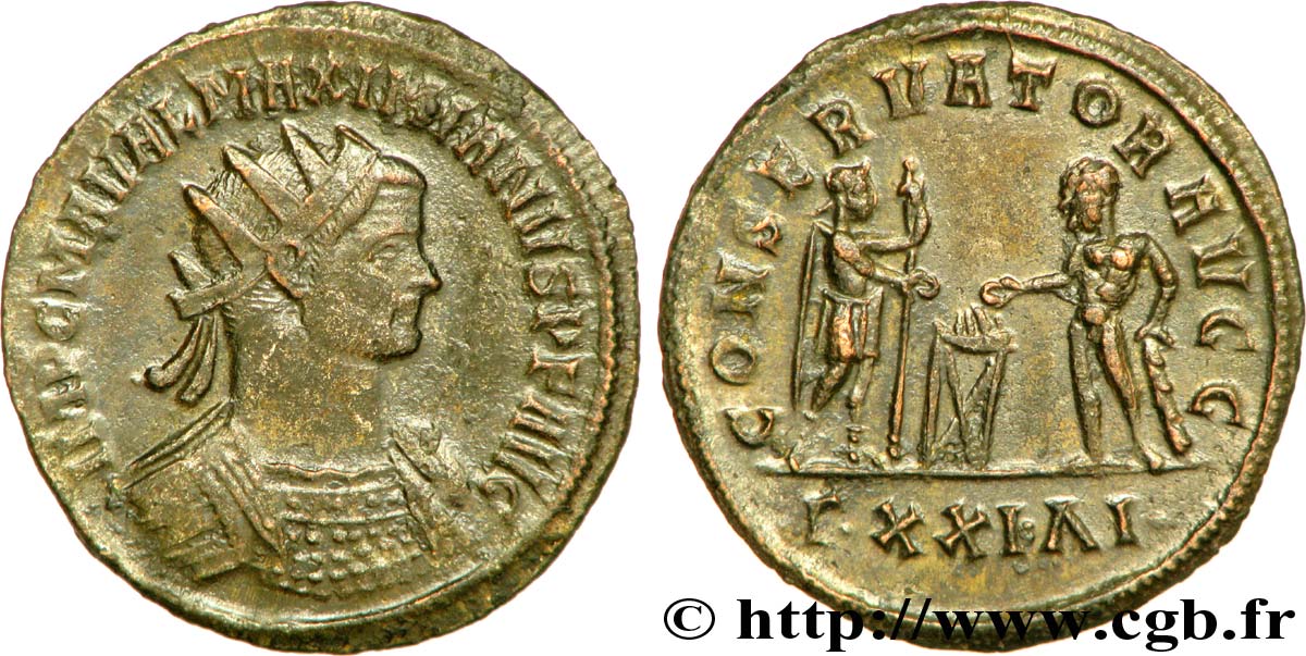 MAXIMIANUS HERCULIUS Aurelianus fVZ/VZ