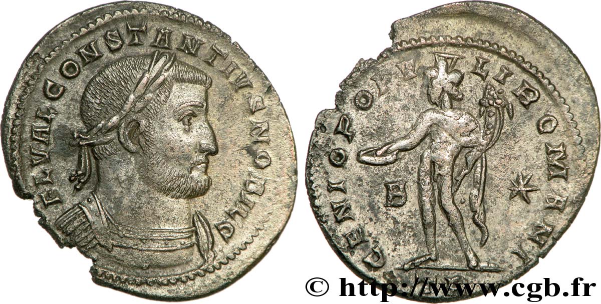 CONSTANTIUS I Follis ou nummus AU