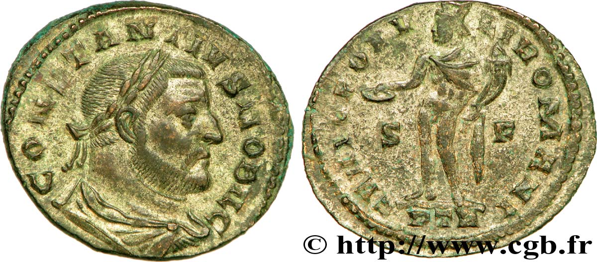 CONSTANTIUS I Follis ou nummus fST/VZ