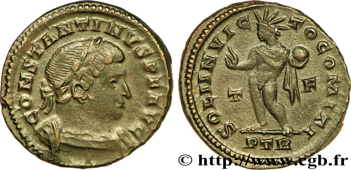 COSTANTINO I IL GRANDE Follis ou nummus AU/AU