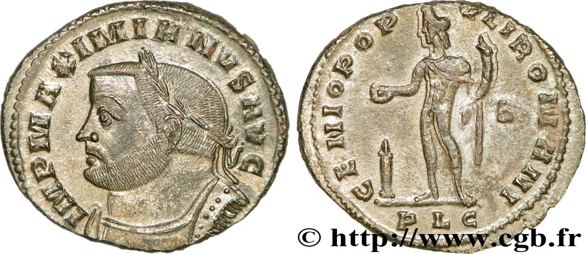 MAXIMIANUS HERCULIUS Follis ou nummus MS/MS