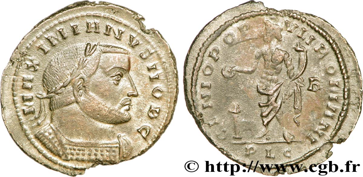 GALERIUS Follis ou nummus AU